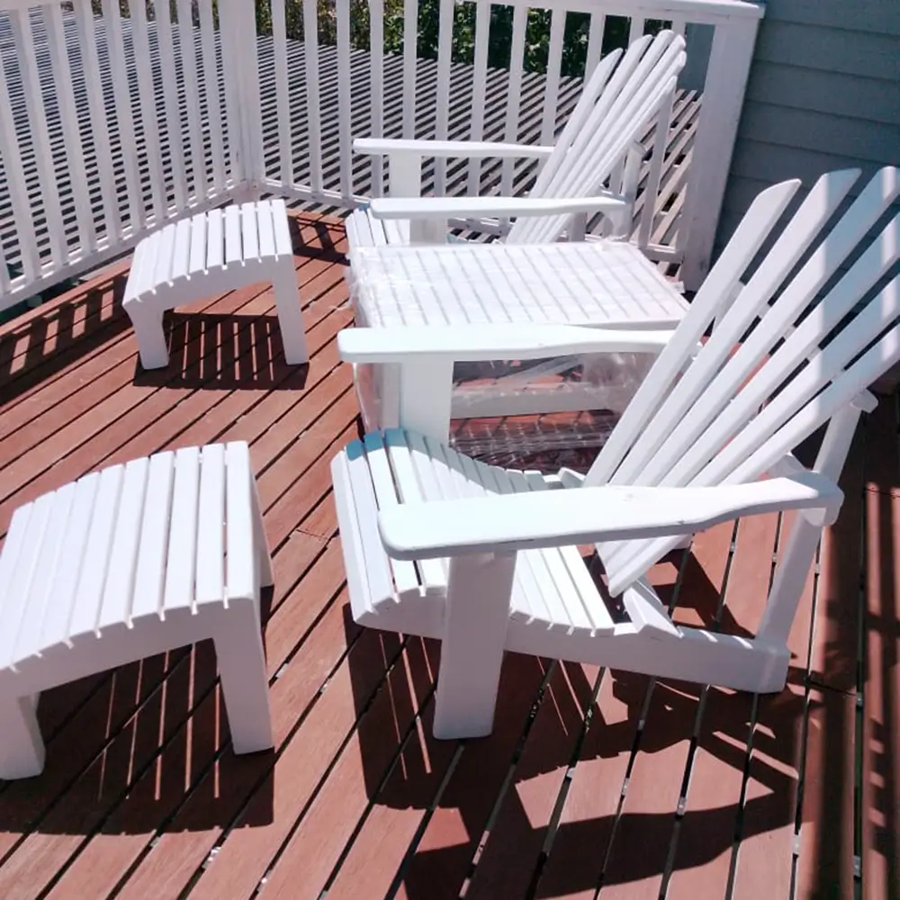 Adirondack Footstool – Outdoor Furniture