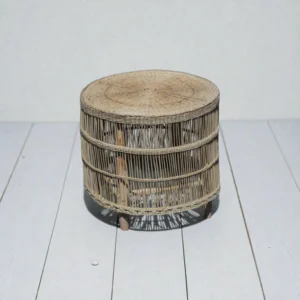 Handcrafted Cane Round Table – Professional Quality