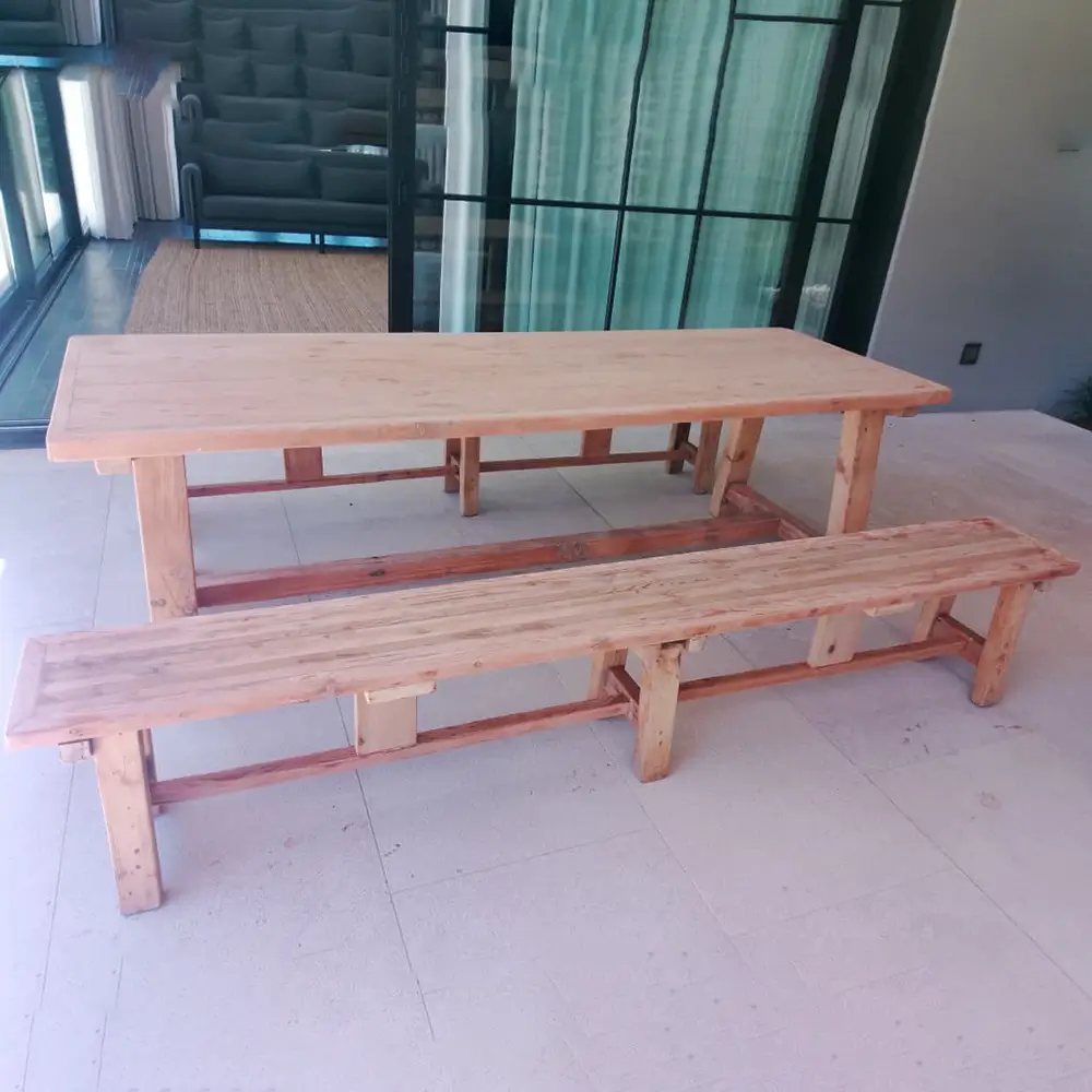 High Quality Oregon Pine Table – 3m