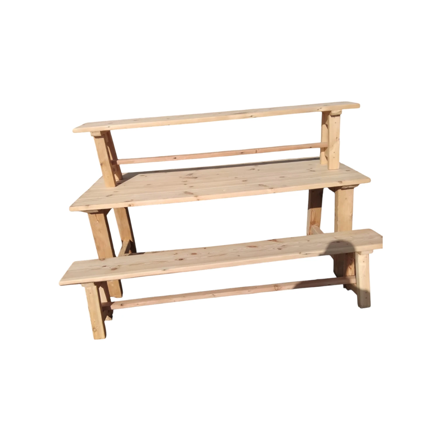 Oregon Pine Table – 2m - Image 3