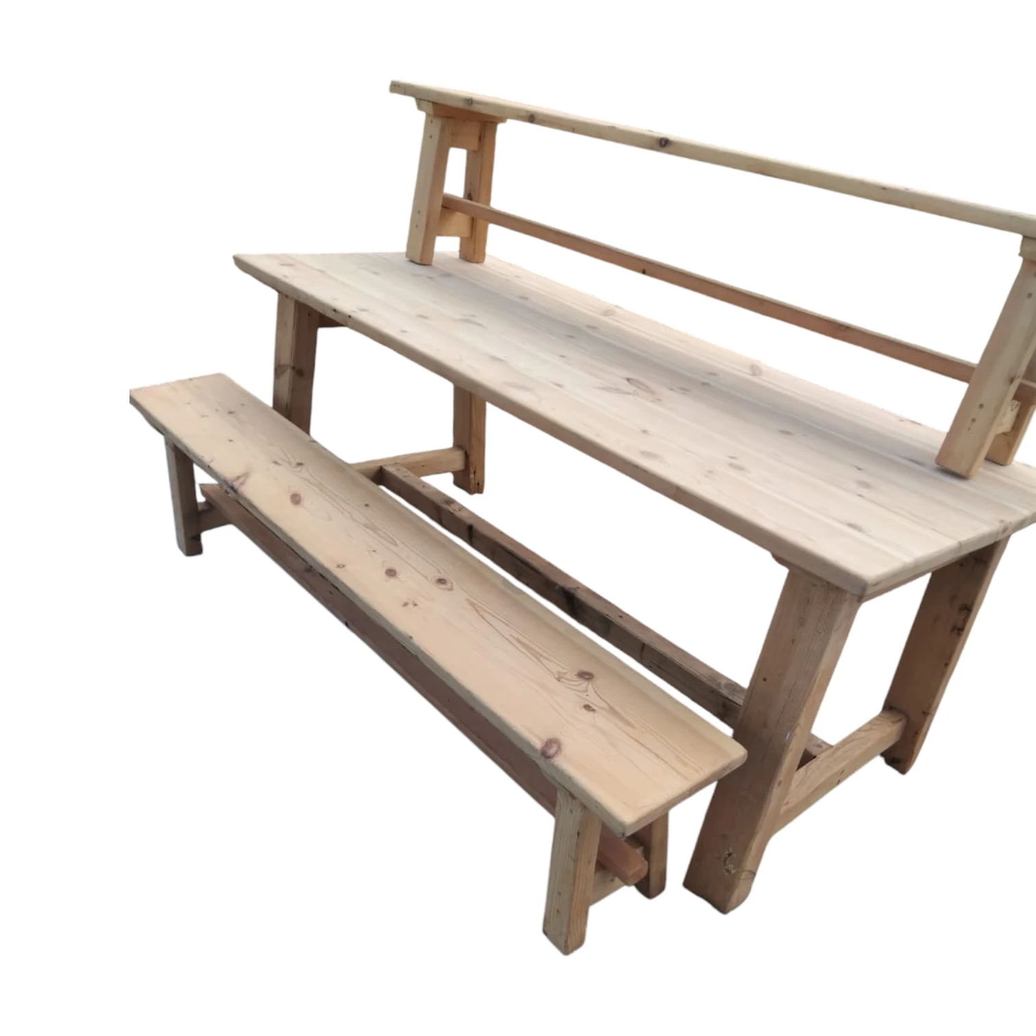 Oregon Pine Table – 2m - Image 4